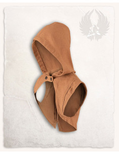 Galatea Medieval Hooded Shoulder Cover - Sand 2