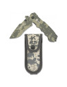 K25 Camo Coated brand tactical knife with sheath (22.3 cm.)