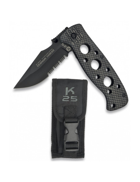K25 brand tactical knife with sheath...