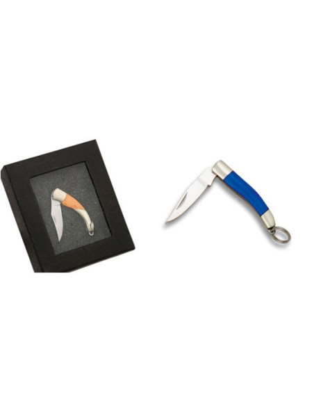 Miniature penknife with blue handle...