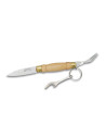 MAM pocket knife with fork and opener on the handle (13.7 cm.)