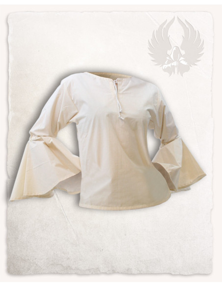 Felice women's medieval blouse in cream