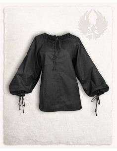 Black Annabelle Medieval Blouse