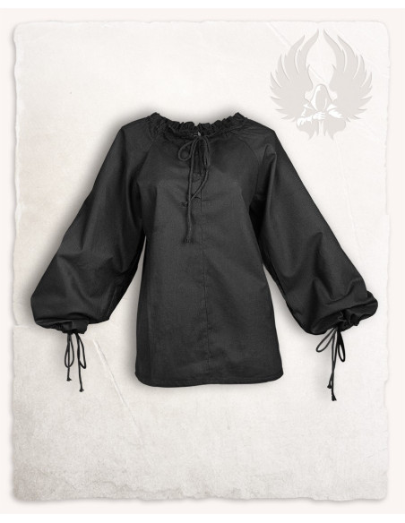 Black Annabelle Medieval Blouse