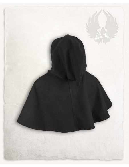Gugel or Nordic hood model Notker, black