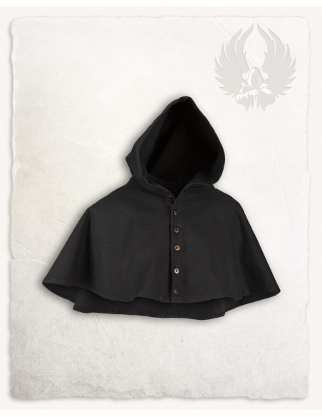 Gugel or Nordic hood model Notker, black
