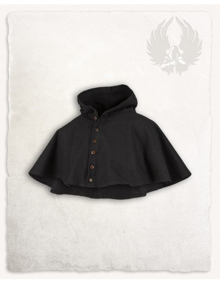 Gugel or Nordic hood model Notker, black