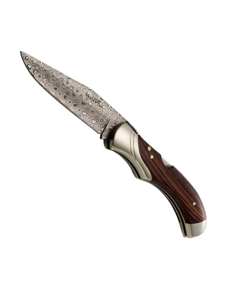 Deluxe pocket knife in Damascus...