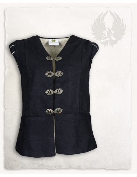 Medieval Geoffrey doublet vest in... Medieval Geoffrey doublet vest in...