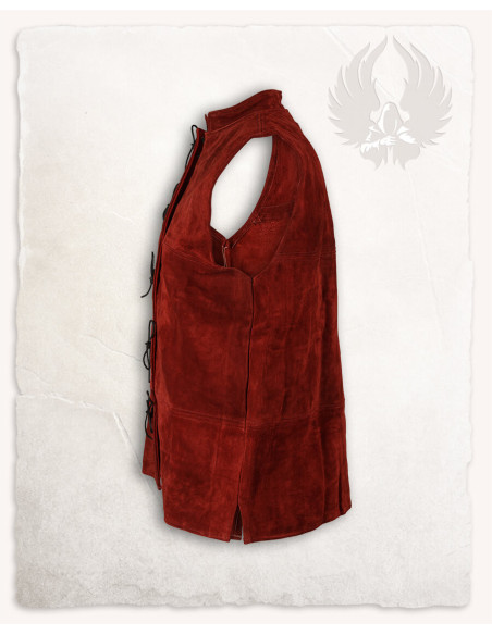 Laertes Renaissance Vest in burgundy...
