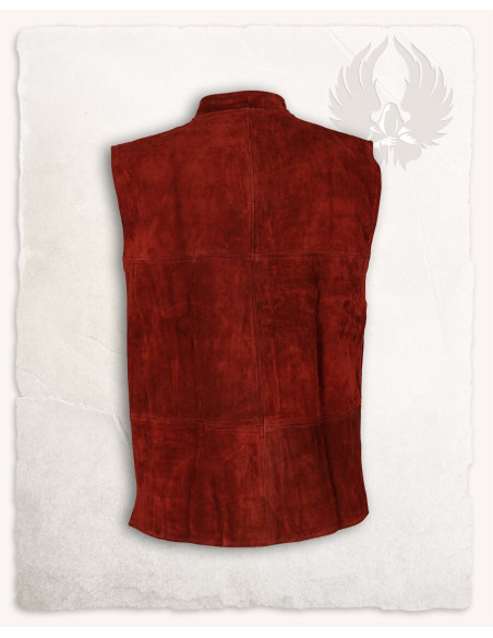 Laertes Renaissance Vest in burgundy...