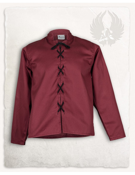 Leonardo medieval vest in burgundy color Leonardo medieval vest in burgundy color