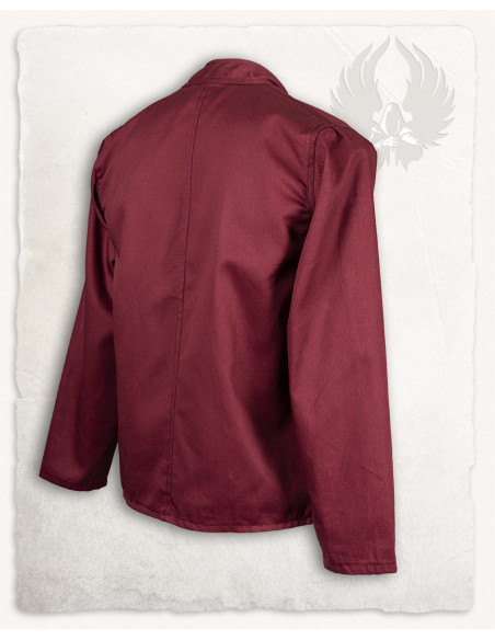 Leonardo medieval vest in burgundy color Leonardo medieval vest in burgundy color