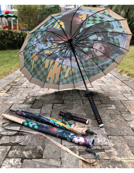 Katana handle umbrella Tanjirou...