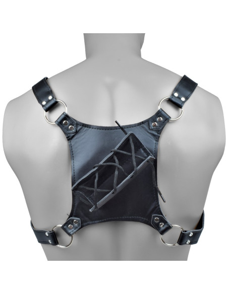 Torso harness to carry katana on your...