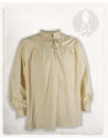 Roland Medieval Shirt in Cream, unisex