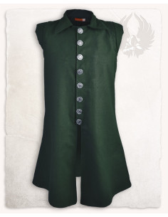 Medieval Tilly vest in cotton - green 2