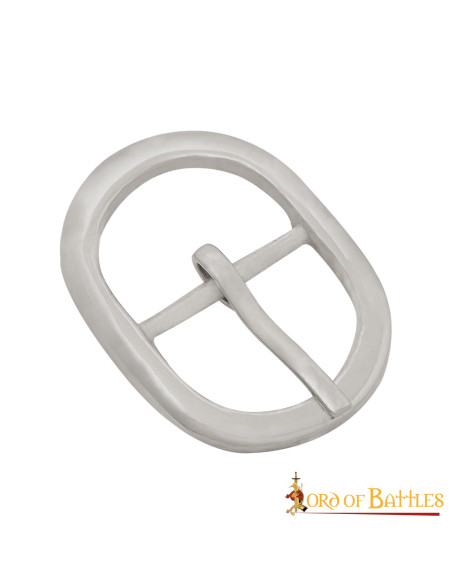 Set of 3 small oval steel buckles Set of 3 small oval steel buckles