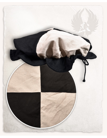 White-black Joerg beret by Lansquenete