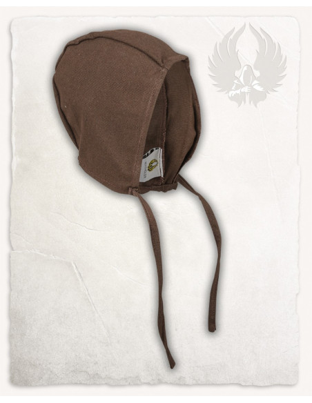 Classic medieval crespina in brown...