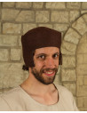 Medieval Raphael hat in brown
