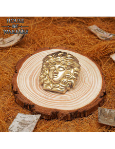 Medusa brass bag decoration