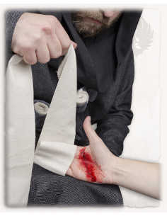 Medieval Belt of the Healers of Salerno - Black 2