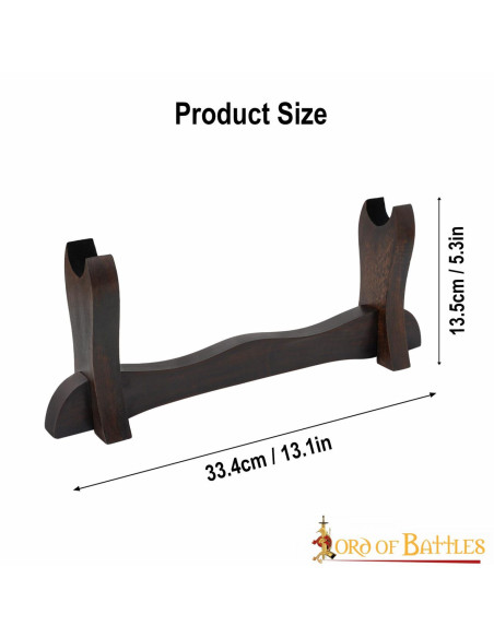 Wooden stand for ax or sword (33.4 x...