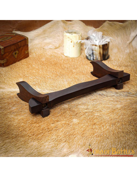 Wooden stand for ax or sword (33.4 x...