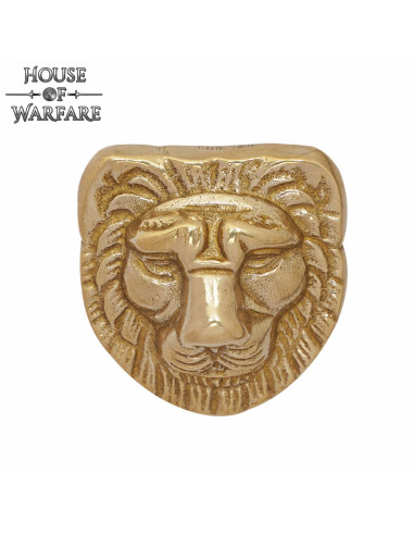 Brass Lion Head Decoration