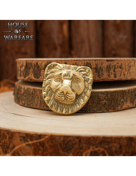 Brass Lion Head Decoration