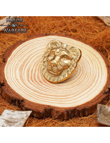 Brass Lion Head Decoration