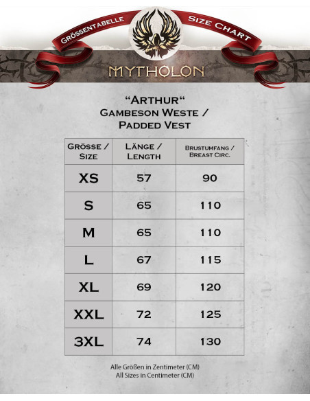 Medieval Gambeson Arthur Green on Canvas