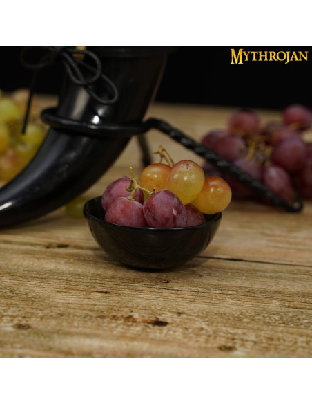 Medieval ox horn bowl polished finish