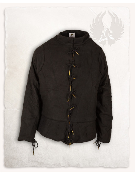 Tudor medieval doublet - Black