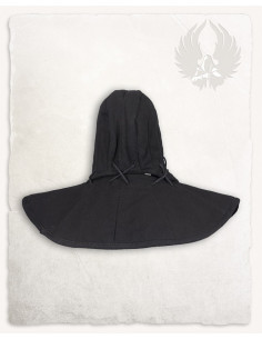 Matching Aulber Medieval Gorget and Guard - Black 2