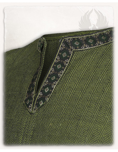Medieval noble Sigbert tunic - Olive...