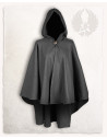 Kim women's short wool cape - Gray