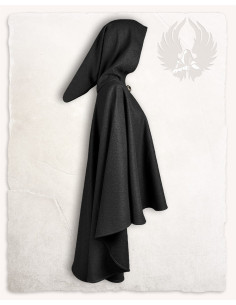 Kim women's short wool cape - Gray 2