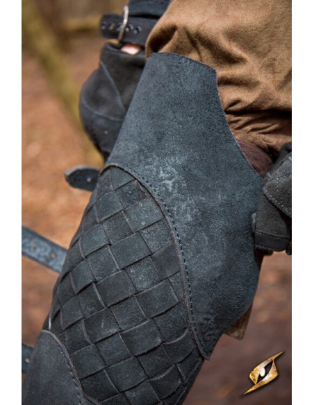 Black Suede Ranger's Greaves