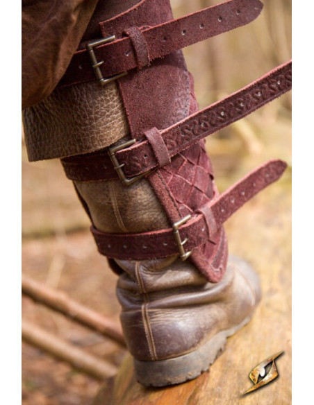 Ranger's Greaves in Reddish Brown Suede