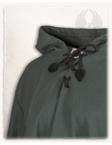 Medieval cloak, raven type, in canvas...