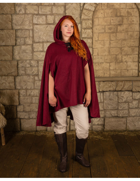 Medieval cloak, raven type, in canvas...