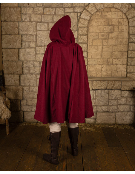 Medieval cloak, raven type, in canvas...