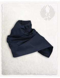 Peasant scarf model Emil, navy blue