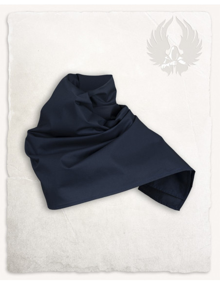 Peasant scarf model Emil, navy blue