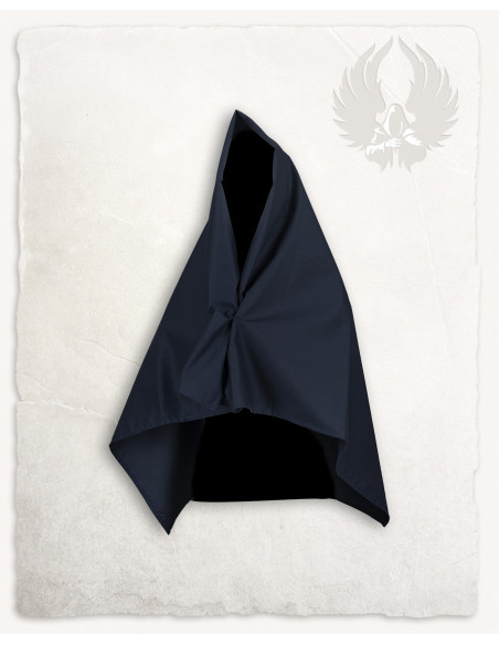 Peasant scarf model Emil, navy blue