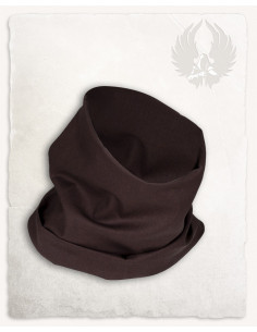 Peasant scarf model Emil, brown color 2