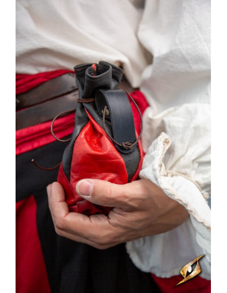 Black-red leather pouch for Bounty...