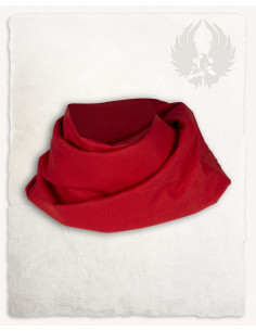 Peasant scarf model Emil, red color 2